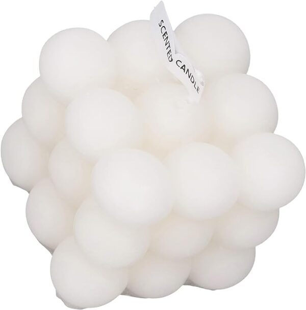 Trinity Bubble Shaped Candle - White - Image 5