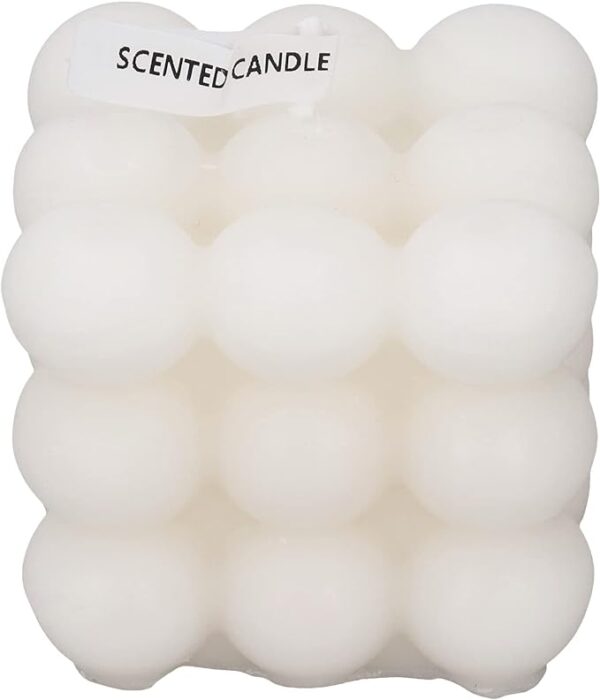 Trinity Bubble Shaped Candle - White - Image 4