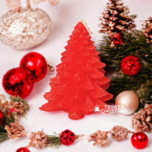 Trinity Christmas Scented Candle (Red) - Premium Handcrafted