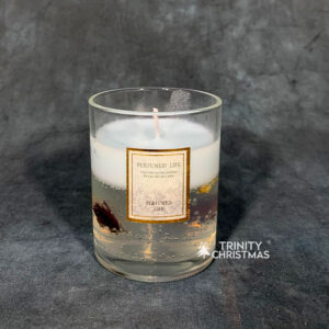 X-Mas Premium Aromatherapy Scented Gel Candles – Blue