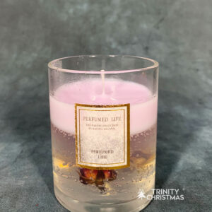 X-Mas Premium Aromatherapy Scented Gel Candles – Pink