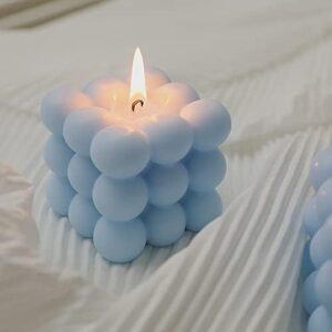 Trinity Bubble Shaped Candle - Blue