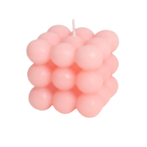 Trinity Bubble Shaped Candle - Pink