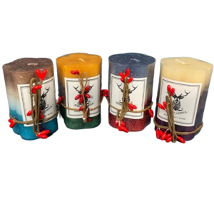 Multi-Layered Scented Candles – Set of 4