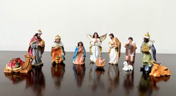 Trinity Nativity Set with 12 Figurine - 5 Inch Set - Image 2