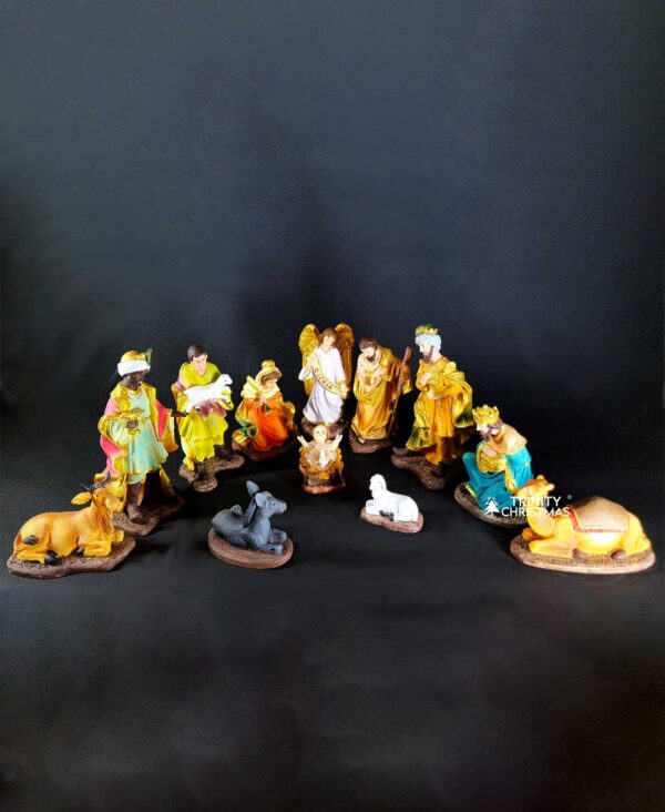 Christmas Nativity Set of 12 pcs - 8 Inch Tall - Image 4