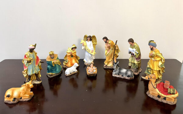 Christmas Nativity Set of 12 pcs - 8 Inch Tall - Image 2