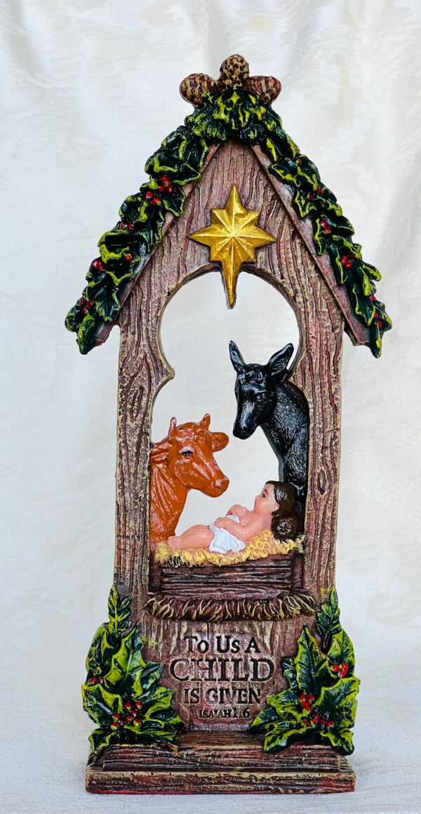 Christmas Nativity Home - 8 Inches