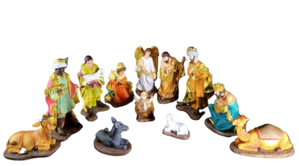 Christmas Nativity Set of 12 pcs - 8 Inch Tall - Image 3